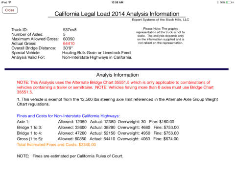 California Legal Load screenshot 3