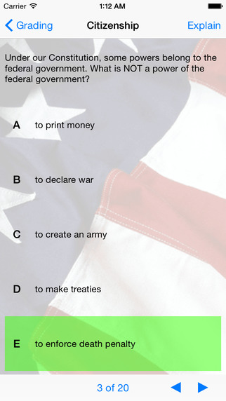 【免費教育App】U.S. Citizenship Test-APP點子