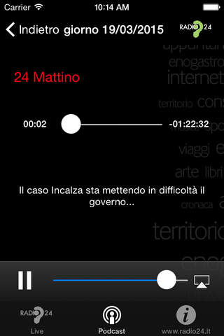 Radio 24 screenshot 3