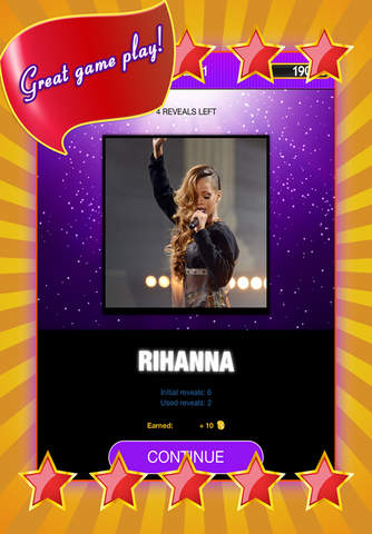 Guess the Top Pop Star Quiz - Reveal the Picture and Guess How is the Famous Pop Star screenshot 2