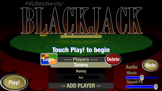 【免費遊戲App】Hideaway Blackjack-APP點子