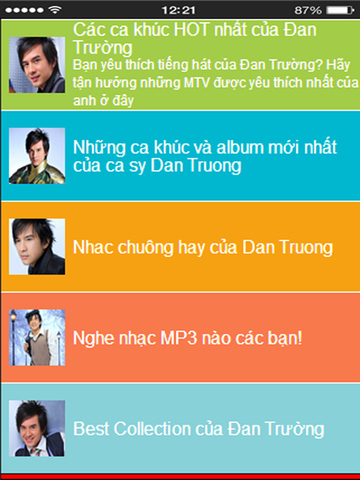 【免費音樂App】Ca si Dan Truong - Album Nhac va Hinh Anh tuyen chon-APP點子