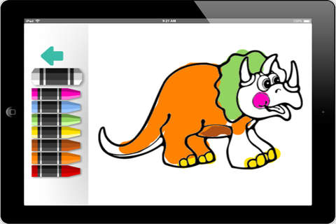 Dino Dinosaur Drawing Coloring Easy Game For Kids screenshot 3