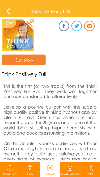 【免費生活App】Think Positively by Glenn Harrold – Relaxing Hypnotherapy-APP點子