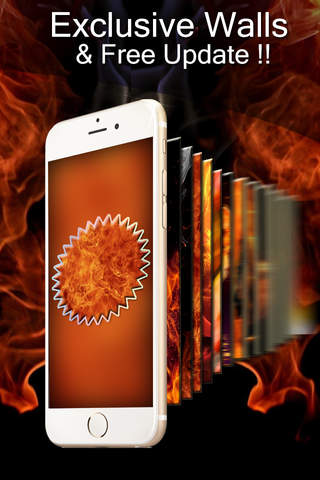 BlurLock - Fire & Flame : Blur Lock Screen Pictures Maker Wallpapers Pro screenshot 3