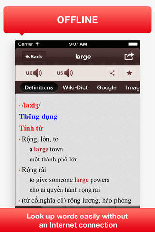 Tu Dien Anh Viet – Offline English Vietnamese Dictionary Free screenshot 2