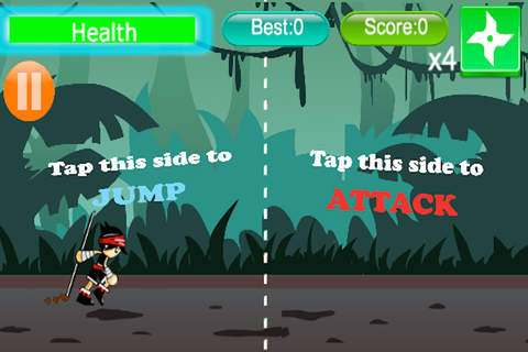 Ninja Jungle Rush screenshot 2