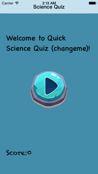 Science Quiz One