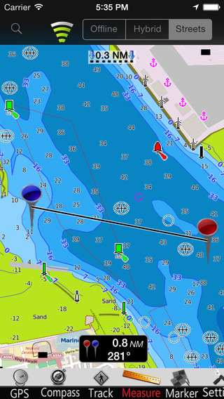 【免費交通運輸App】UK-Ireland-Netherlands GPS Nautical charts-APP點子