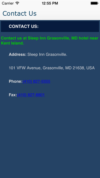 【免費商業App】Sleep Inn Grasonville-APP點子