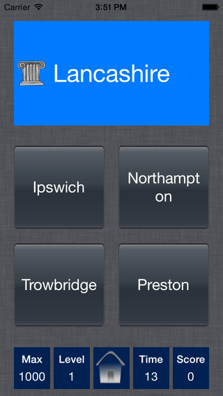 【免費遊戲App】England Counties Geography Quiz-APP點子