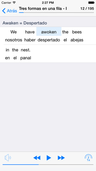 【免費教育App】Verbos irregulares en Inglés-APP點子