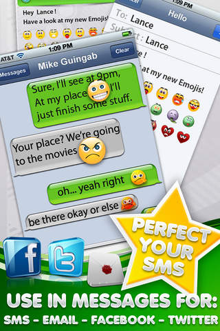 Emotes Faces - Different Funny Emoticon Images (such as Good Feeling, Happy, Love, Angry, Rude, and so on) screenshot 4