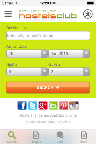 HostelsClub.com ­ Hostels & budget accommodation worldwide screenshot 3