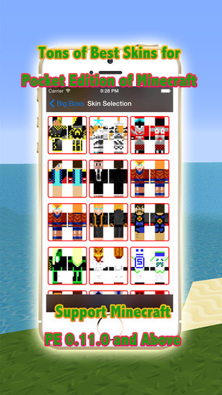 Skins Creator for Pocket Edition of Minecraft