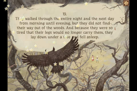 Interactive fairy tale book for children Hansel and Gretel Lite screenshot 3