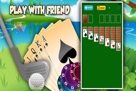 A Golf Fairway Solitaire Game (Play by yourself): The Big Blast Classic with Fish Bonus Game Pro screenshot 2