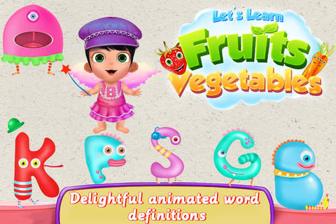 Lets Learn Fruits Vegetables screenshot 3