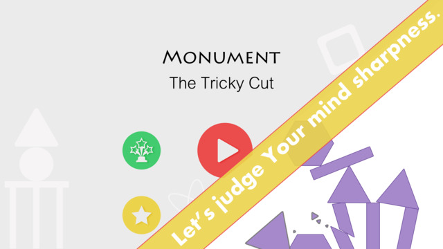 Monument - the tricky cut