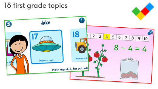 Math age 4-6 for schools