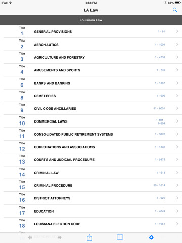 【免費書籍App】LA Law (Louisiana Revised Statutes/Codes)-APP點子