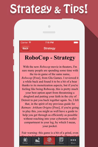 Guide for RoboCop - Full Guide RoboCop screenshot 4