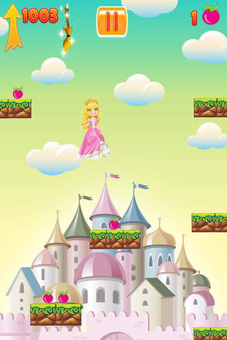 A Princess Mega Bounce Escape - Fairy Castle Run Free screenshot 3