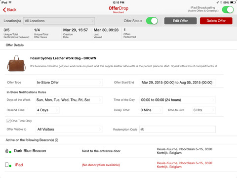 OfferDrop Merchant screenshot 3
