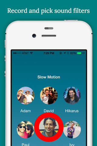 VoiceMe - Send awesome voice notes to your friends with cool sound filters! screenshot 2