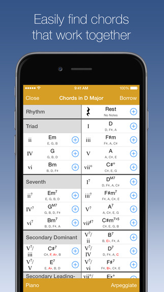 【免費音樂App】Suggester - Chord Progression Tool and Musical Scale Reference-APP點子