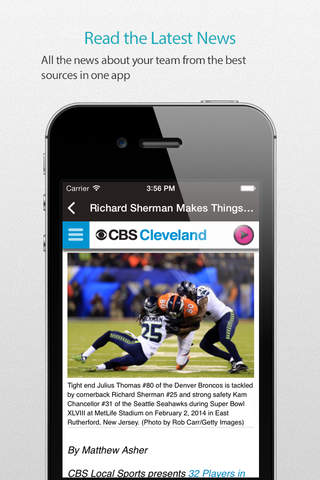 Cleveland Football Alarm screenshot 3