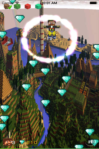 voando menino engraçado do mundo e bateu diamantes para voar mais rápido e missões de chegada em jogo legal screenshot 3