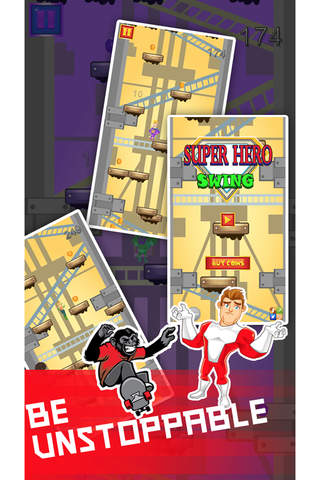 Super Hero Swing Adventure Free screenshot 3