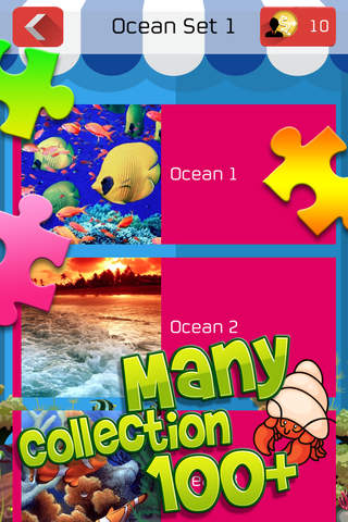 Ocean  Jigsaw : " The Under Water World and Aquarium Hd Puzzle Collection " screenshot 3