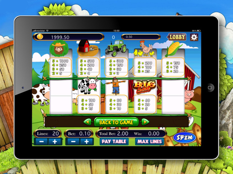 【免費遊戲App】Mega Farm Slots Machine-APP點子