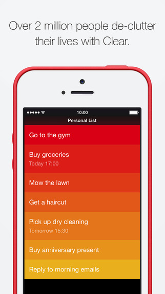 Clear – Tasks Reminders To-Do Lists