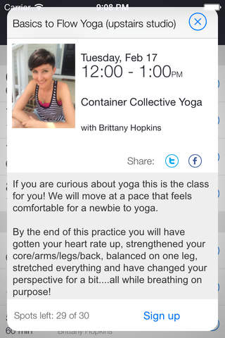 Container Collective Yoga screenshot 2