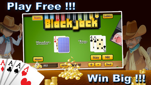 Blackjack Cowboy Run with Slots Blackjack Poker and More