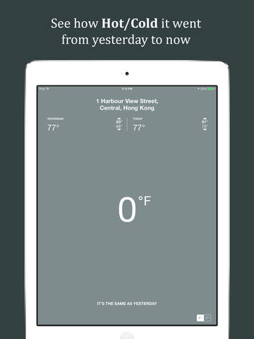 【免費天氣App】HotOrCold - Relative Weather-APP點子