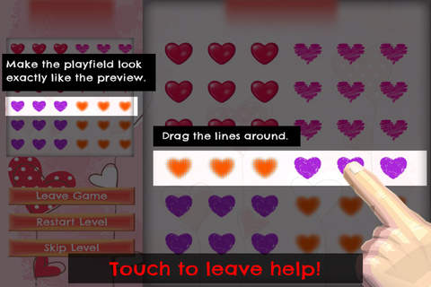 Cupid Fix - FREE - Slide Rows And Match Vintage 90's Items Super Puzzle Game screenshot 4