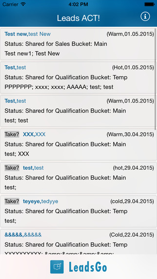 【免費商業App】LeadsGo, Leads ACT!-APP點子