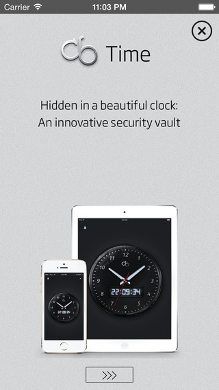 cb Time - Secure vault hidden in an alarm clock