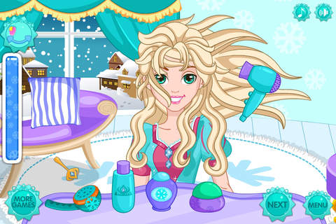Snow Queen Makeup - Girl games screenshot 3