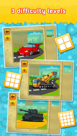 免費下載娛樂APP|Cars, Trucks and other Vehicles: 2 - puzzle game for little boys and preschool kids - Free app開箱文|APP開箱王