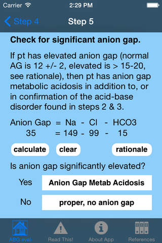 ABG Acid-Base eval screenshot 3
