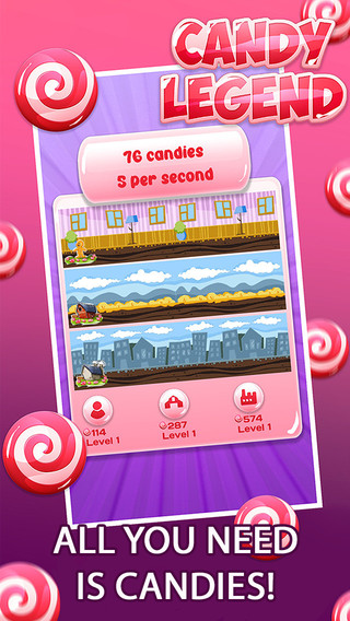 【免費遊戲App】Candy Legend CROWN-APP點子