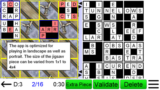 【免費遊戲App】Jigsaw Crossword-APP點子