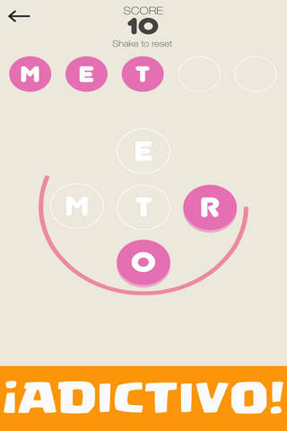 Fives - A Fast Word Tapping Game screenshot 2