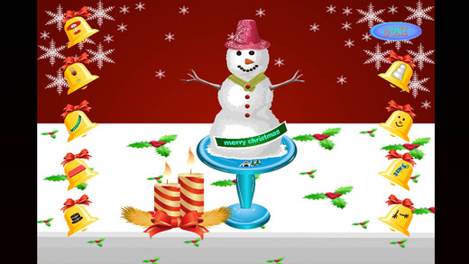 Christmas Cake Decoration Snowman