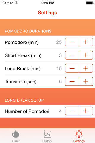 Toma.to - Pomodoro Inspired and Watch Compatible Timer to Focus and Increase Productivity screenshot 4